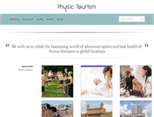 Tablet Screenshot of physictourism.com